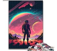 1000-Piece Jigsaw Puzzle Discovering New Worlds Puzzle Made of cardboard,Family Interactive Game, Brain Teaser Gift, Educational Toy 1000pcs(26x38cm)
