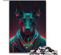 1000 Piece Jigsaw Puzzle Doberman Boss Challenging Puzzles Challenging Brain Teaser for Teenagers, Family Fun Interactive Game size : 38x26cm