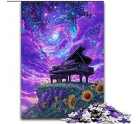 1000-Piece Jigsaw Puzzle Dream Piano Jigsaw Made of cardboard Intricate Design for Teenagers, DIY Decor, And Brain-Boosting Fun size 38x26CM