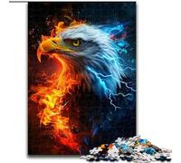 1000-Piece Jigsaw Puzzle Eagles of Ice And Fire Jigsaw Puzzle Made of cardboard,for Teenagers & Teens, Ideal Birthday 1000pcs(26x38cm)