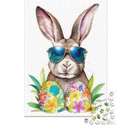 1000 Piece Jigsaw Puzzle, Easter Bunny 10 Mr Cool, 70x50cm/1000pcs, for Adults, Family Activity, Time Around The Table And Weekend Downtime
