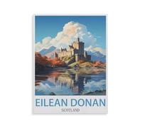 1000 Piece Jigsaw Puzzle，Eilean Donan Castle Scotland，Puzzle Unique Birthday And Xmas Gifts（75x50cm）-GV65