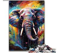 1000 Piece Jigsaw Puzzle Elephant Nebula Impossible Jigsaw Puzzles for Adults size50x75cm Educational Brain Teaser, Artistic Home & Office Decor, 14+ Age