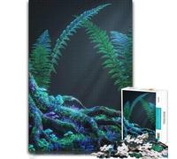 1000 Piece Jigsaw Puzzle, Enchanted Forest with Bioluminescent Flora