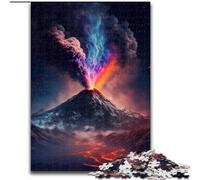 1000-Piece Jigsaw Puzzle Erupting Space Volcano Jigsaw Puzzle Made of cardboard, for Birthdays, Holidays, And Home Decor 1000pcs(26x38cm)