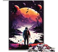 1000-Piece Jigsaw Puzzle Experience Alien Worlds Jigsaw Puzzles for Adults size 26x38cm Challenging Brain Teaser for Teenagers, Family Game Night Fun