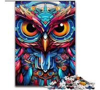1000 Piece Jigsaw Puzzle Fantasy Art Owl Challenging Puzzles for Family Fun Perfect for Holidays, Interactive Game Nights (Szie 26x38cm)