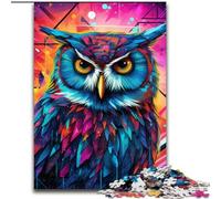 1000 Piece Jigsaw Puzzle Fantasy Art Owl Jigsaw for Teenagers, Couples, And Friends for Birthdays, Christmas (size : 26x38cm)