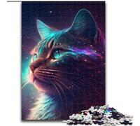 1000-Piece Jigsaw Puzzle Fantasy Cat 1000Pc Adults Jigsaw Puzzle Challenging DIY Art for Enthusiasts, for Relaxation (Szie 50x75 cm)