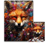 1000 Piece Jigsaw Puzzle Fantasy Fox Jigsaw Puzzles Challenging Brain Teaser for Teenagers, Family Fun Interactive Game 26X38CM/10.23x14.96inch