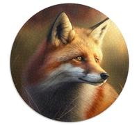 1000-Piece Jigsaw Puzzle Fantasy Fox Puzzles for Adults Challenging Brain Teaser for Teenagers, Family Game Night Fun 67.5x67.5cm