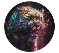 1000 Piece Jigsaw Puzzle Fantasy Leopard Difficult Puzzles for Adults Family Game Night,Home Decor & Brain Training Gift 67.5x67.5 cm