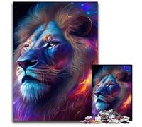 1000-Piece Jigsaw Puzzle Fantasy Lion Impossible Jigsaw Puzzles for Adults Perfect, DIY Artwork 26X38CM/10.23x14.96inch