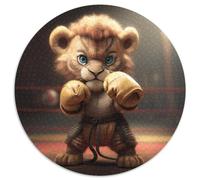 1000-Piece Jigsaw Puzzle Fantasy Lion Puzzles for Adults Challenging Brain Teaser for Teenagers, Family Game Night Fun 67.5x67.5cm