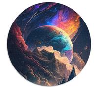 1000 Piece Jigsaw Puzzle Fantasy Planet Landscape Jigsaw Puzzles for Adults Family Interactive Game, Craft Gift with Colorful Artwork 1000pcs (67.5x67.5cm)