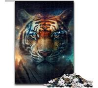 1000 Piece Jigsaw Puzzle Fantasy Tiger Challenging Puzzles Perfect for Family Gatherings, Birthdays, Holidays size 38x26cm