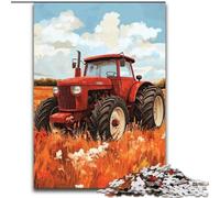 1000-Piece Jigsaw Puzzle Farm Implement Tractor Jigsaw Puzzles for Adults 1000 Piece Artwork Decor Intelligence Toy for Family Indoor Games (Size 50x75cm)