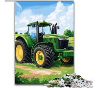 1000-Piece Jigsaw Puzzle Farm Implement Tractor Jigsaw Puzzles for Adults Perfect for Teenagers & Family Fun, for Birthdays (Size 50x75cm)