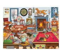 1000-Piece Jigsaw Puzzle Featuring Lovely Animals Cosmic Space Themes Large Piece Design for Easy Assembly A Relaxing Hobby Unique Wall Decor (69 * 51cm)