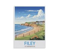 1000 Piece Jigsaw Puzzle，Filey Scarborough，Puzzle Unique Birthday And Xmas Gifts（50x70cm）-GU76