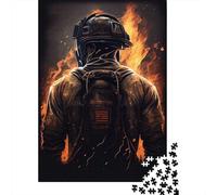 1000 Piece Jigsaw Puzzle, Firefighter Job, 52x38cm/1000pcs, for Adults, Family Activity, Relaxing Evenings And Couples And Families