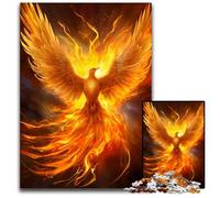 1000 Piece Jigsaw Puzzle Flying Fire PhoenixJigsaw Puzzles for Adults Challenging Brain Teaser Family Activity Home Decor 1000 PCS(38x26cm)