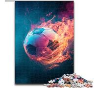 1000 Piece Jigsaw Puzzle Football Sports Wooden Jigsaw size 50x75cm Relaxing Entertainment, Home Decor