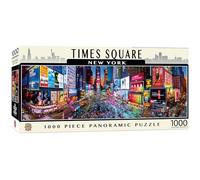 1000 Piece Jigsaw Puzzle for Adult, Family, Or Kids - Times Square Pano by Masterpieces - 13" X 39" - Family Owned American Puzzle Company