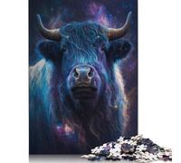 1000 Piece Jigsaw Puzzle for Adult Space Art Yak Jigsaw Puzzles Family Game Wooden Jigsaw 1000pcs (75x50cm)