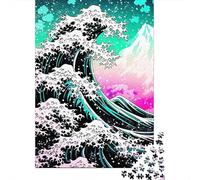 1000 Piece Jigsaw Puzzle for Adults, 38x26cm/1000pcs, Classic Wave Reborn, Shared Puzzle Activity, Quiet Home Time And Friends And Family