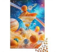 1000 Piece Jigsaw Puzzle for Adults, 38x26cm/1000pcs, Cosmic Martini Cocktail, Shared Puzzle Activity, Quiet Home Time And Friends And Family