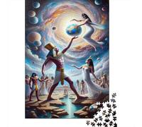 1000 Piece Jigsaw Puzzle for Adults, 38x26cm/1000pcs, Egyptian Gods And Goddesses, Thoughtful Gift Idea, Winter Home Activity And Quiet Weekends