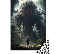 1000 Piece Jigsaw Puzzle for Adults, 38x26cm/1000pcs, Giant Forest Monster Art Print, Shared Puzzle Activity, Time Around The Table And Time Together