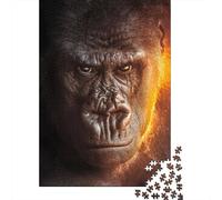 1000 Piece Jigsaw Puzzle for Adults, 38x26cm/1000pcs, Gorilla Scar, Screen-Free Winter Activity, Weekend Downtime And Time at Home