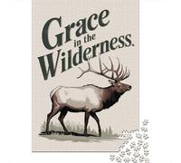 1000 Piece Jigsaw Puzzle for Adults, 38x26cm/1000pcs, Grace in The Wilderness, Thoughtful Gift Idea, Winter Home Activity And Quiet Weekends