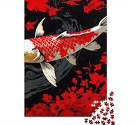 1000 Piece Jigsaw Puzzle for Adults, 38x26cm/1000pcs, Koi Wishpers, Shared Puzzle Activity, Quiet Home Time And Friends And Family
