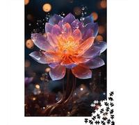 1000 Piece Jigsaw Puzzle for Adults, 38x26cm/1000pcs, Magic Lotus Flower, Screen-Free Activity And Holiday Downtime