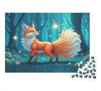 1000 Piece Jigsaw Puzzle for Adults, 38x26cm/1000pcs, Magical Forest Fox, Screen-Free Activity And Holiday Downtime