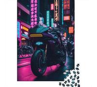 1000 Piece Jigsaw Puzzle for Adults, 38x26cm/1000pcs, Neon Ride Tokyo Drift, Relaxing Winter Hobby, Home Relaxation And Puzzle Lover Downtime
