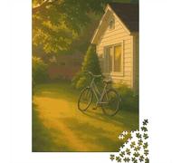 1000 Piece Jigsaw Puzzle for Adults, 38x26cm/1000pcs, Nostalgia in The Yard in The Afternoon, Shared Puzzle Activity, Quiet Home Time And Couples And Families