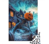 1000 Piece Jigsaw Puzzle for Adults, 38x26cm/1000pcs, Pumpkin Head Monster, Idea, Screen-Free Activity And Cosy Winter Evenings