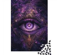1000 Piece Jigsaw Puzzle for Adults, 38x26cm/1000pcs, The All Seeing Eye, Festive Gift Idea, Relaxing Home Activity And Family Time at Home