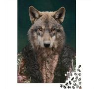 1000 Piece Jigsaw Puzzle for Adults, 38x26cm/1000pcs, The Medieval Wolf, Indoor Puzzle Activity, Quiet Evening Leisure And Cosy Evenings