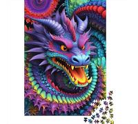 1000 Piece Jigsaw Puzzle for Adults, 38x26cm/1000pcs, Vibrant Dragon Dance, Shared Puzzle Activity, Quiet Home Time And Friends And Family