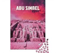 1000 Piece Jigsaw Puzzle for Adults, 52x38cm/1000pcs, Abu Simbel Mosaic, Thoughtful Gift Idea, Relaxing Indoor Activity And Quiet Weekends