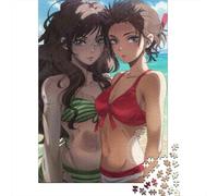 1000 Piece Jigsaw Puzzle for Adults, 52x38cm/1000pcs, Anime Beach Girls, Shared Puzzle Activity, Time Around The Table And Time Together