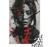 1000 Piece Jigsaw Puzzle for Adults, 52x38cm/1000pcs, Asian Woman Art Print, Shared Puzzle Activity, Time Around The Table And Time Together