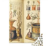 1000 Piece Jigsaw Puzzle for Adults, 52x38cm/1000pcs, Biological Formula Books(4), Thoughtful Gift Idea, Winter Home Activity And Quiet Weekends