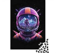 1000 Piece Jigsaw Puzzle for Adults, 52x38cm/1000pcs, Cosmic Explorer's Helmet, Gift for Puzzle Lovers, Family Activity And Evening Downtime