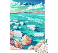 1000 Piece Jigsaw Puzzle for Adults, 52x38cm/1000pcs, Serene Dead Sea, Puzzle Lover Present, Screen-Free Leisure And Quiet Weekends